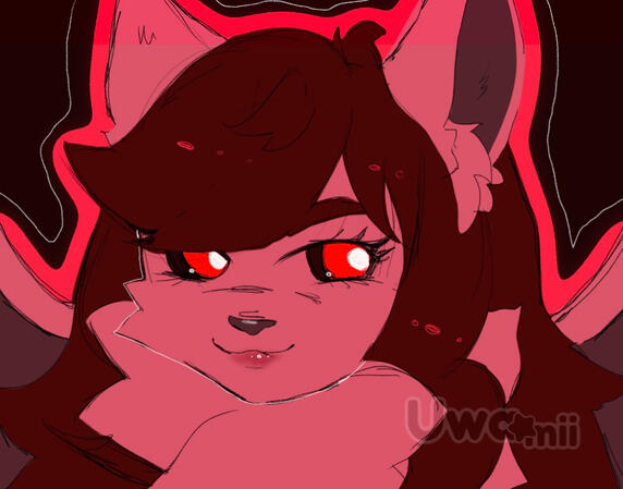 Headshot sketch + flat colour